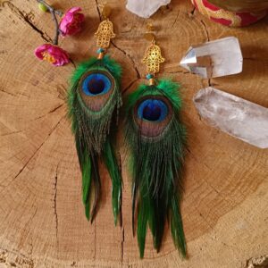 Kolczyki Rajskie Ptaki Dla Bogini