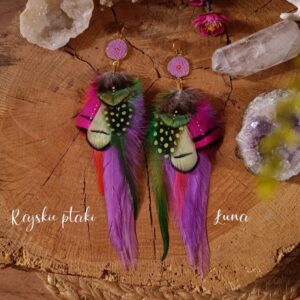 kolczyki Rajskie Ptaki Wahine