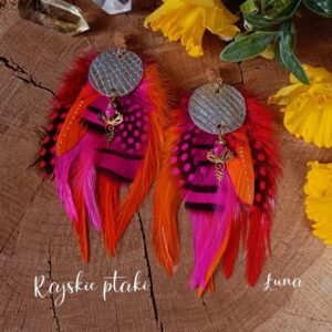 Kolczyki Rajskie Ptaki Mam w Sobie Ogień