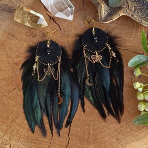 Kolczyki Rajskie Ptaki Tajemnicze